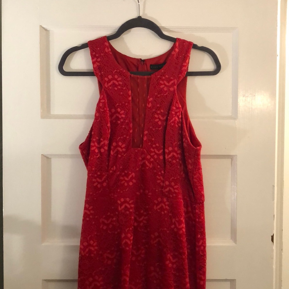 Stunning red cocktail dress